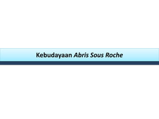 Kebudayaan Abris Sous Roche
 