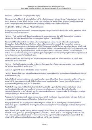 Pembagian bid-ah-dan-hukum-bid-ah-dalam-agama-islam | PDF
