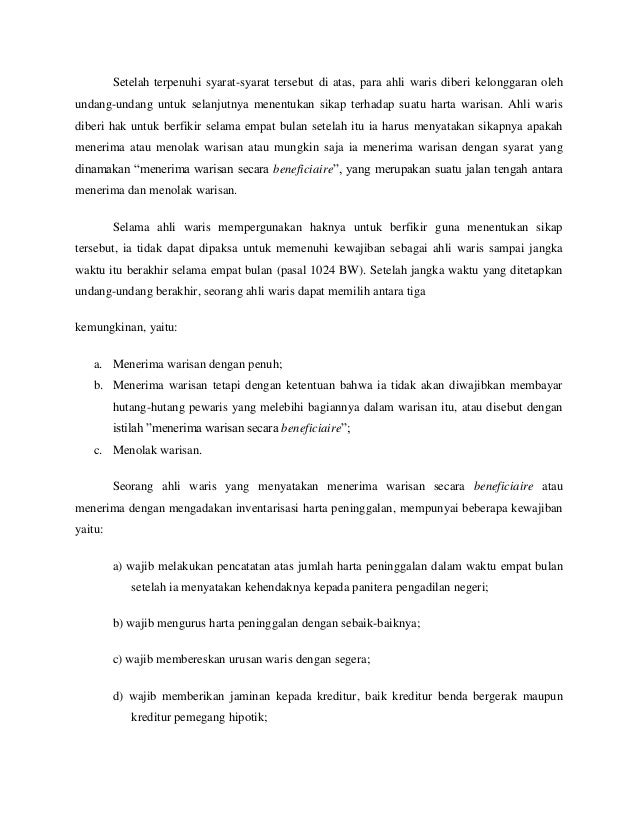 Kedudukan Antara Wasiat Dan Pembagian Waris Menurut Alquran Kedudukan Antara Wasiat Dan Pembagian Waris Menurut Alquran