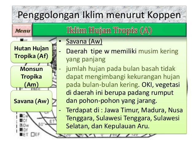 Pembagian Iklim Menurut W Koppen