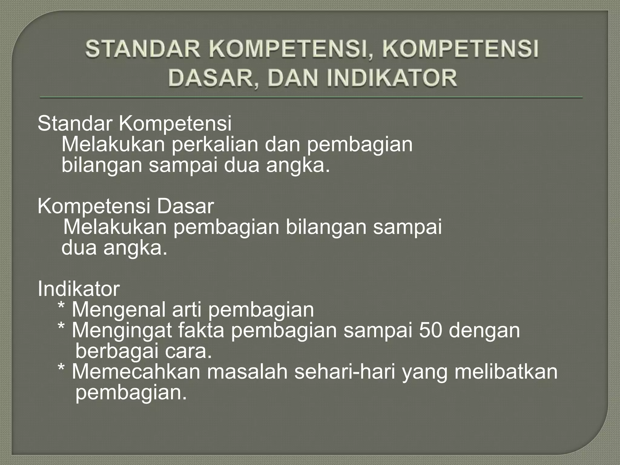 Pembagian Kelas 2 Pptx