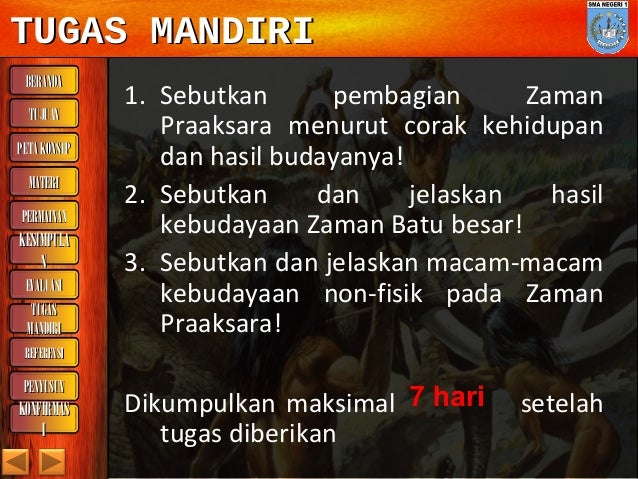 Pembagian Zaman Praaksara Menurut Corak Kehidupan Dan Hasil Budaya