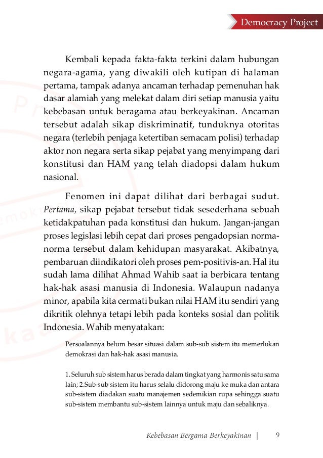 PEMBAHARUAN TANPA APOLOGIA : ESAI-ESAI TENTANG AHMAD WAHIB