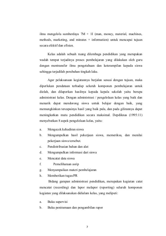 Konsep Dasar Manajemen Kelas