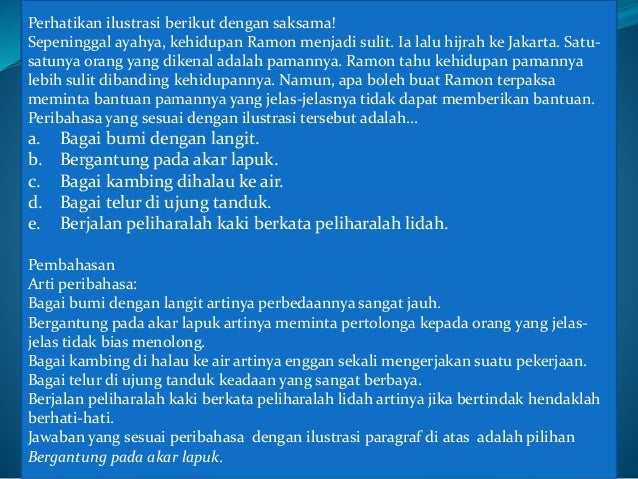Contoh Soal Menentukan Peribahasa Sesuai Ilustrasi Contoh Soal Terbaru Contoh Soal Menentukan Peribahasa Sesuai Ilustrasi Contoh Soal Terbaru