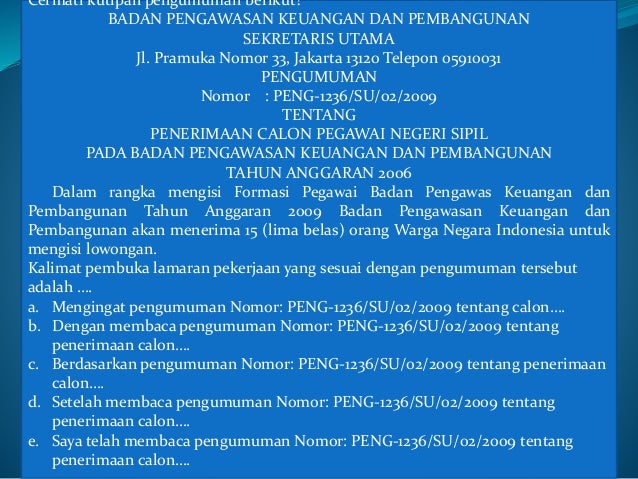 PEMBAHASAN CONTOH SOAL UJIAN NASIONAL (UN) BAHASA 