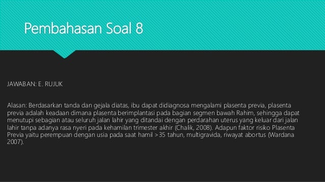 Pembahasan Kegawatdaruratan Maternal Neonatal