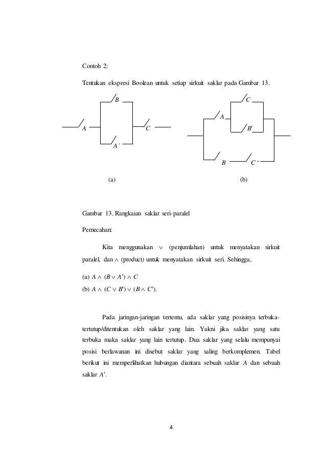 Contoh Soal Logika Matematika Dalam Rangkaian Listrik