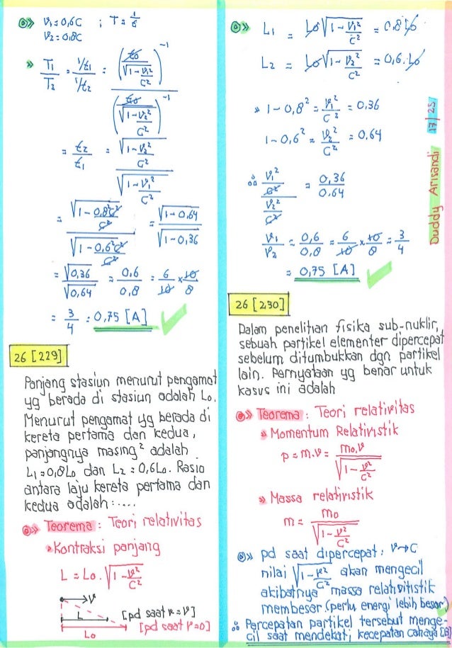 Pembahasan Perbandingan Soal Fisika Saintek Sbmptn 2016 Kode Naskah
