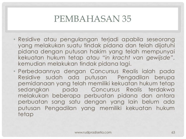 Pembahasan soal hukum pidana fh unpas tahun 2014