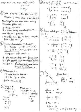 Pembahasan soal latihan persiapan tkm matematika des 2014 smk
