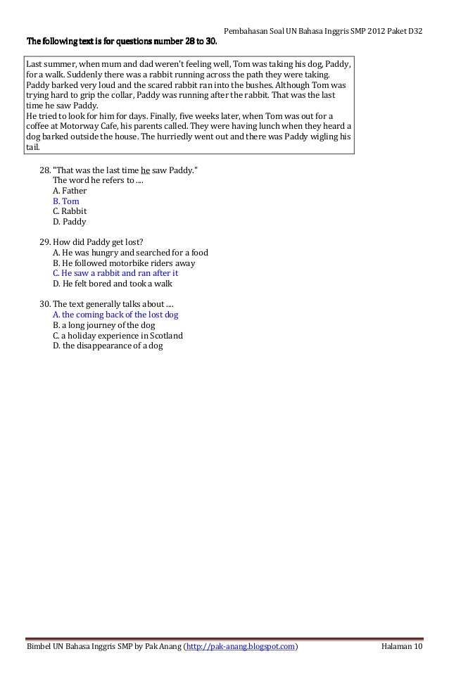 soal un bahasa inggris smp 2018 pdf soal un bahasa inggris smp 2018 pdf