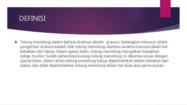 Pembangunan Mapan Dalam Islam Tolong