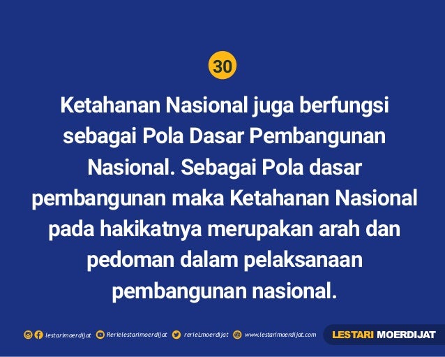 Pembangunan Nasional Dan Ketahanan Nasional