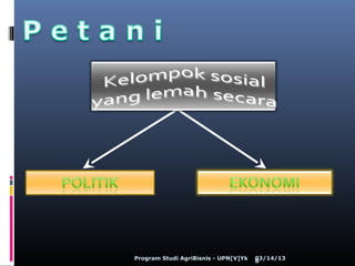 Program Studi AgriBisnis - UPN[V]Yk   03/14/13
                                      6
 