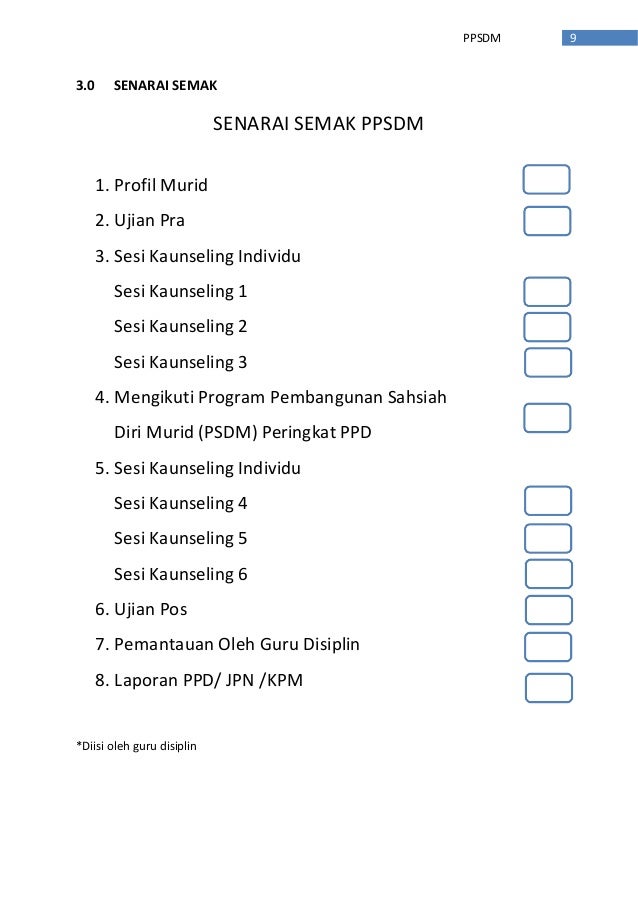 Pembangunan sahsiah diri dan disiplin murid