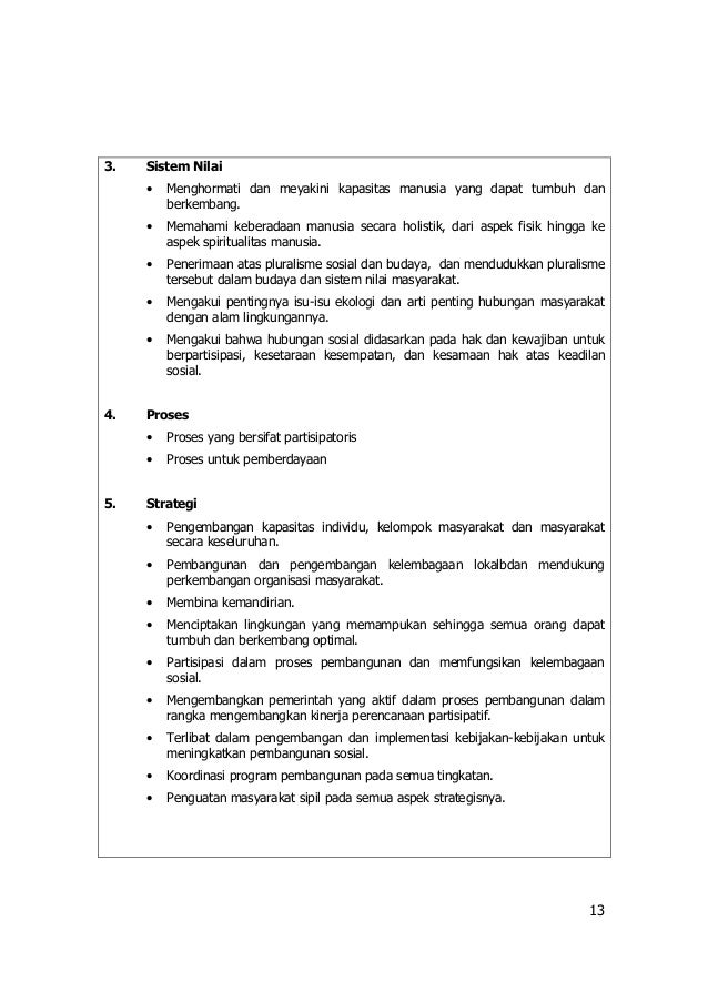Pembangunan Sosial Dan Kesejahteraan Sosial Di Indonesia