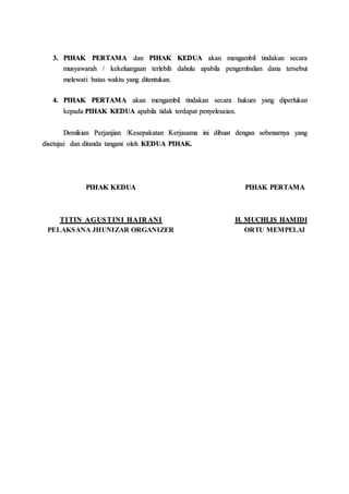 Pembatalan Kontrak