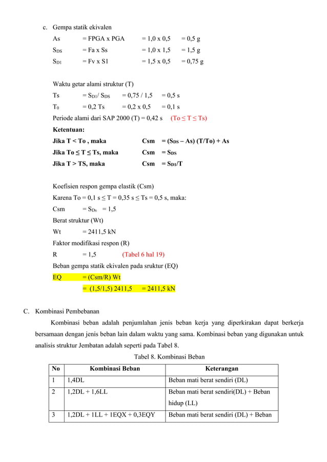 Pembebanan Jembatan Rangka Revisi Profil Baja Pdf