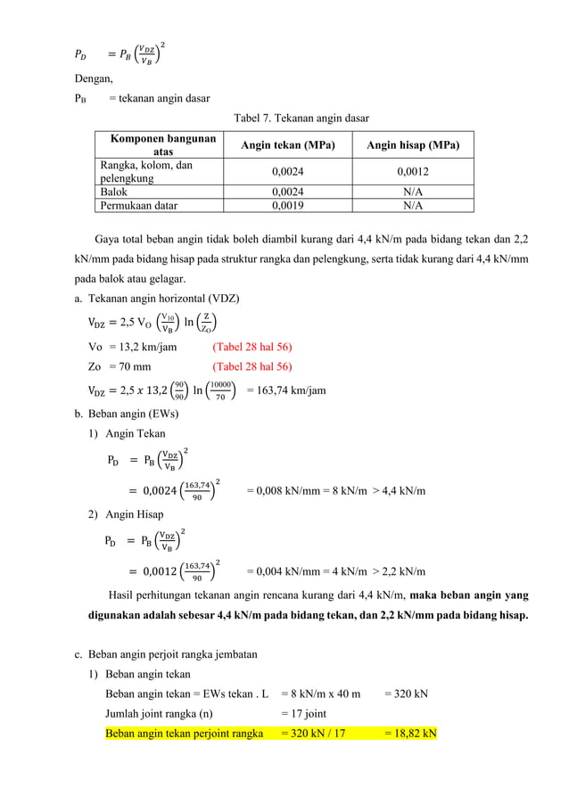 Pembebanan Jembatan Rangka Revisi Profil Baja Pdf