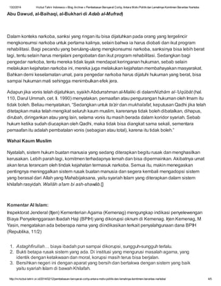 Politik Rehabilitasi Narkoba: Antara Pendekatan Kesehatan dan Keamanan Nasional