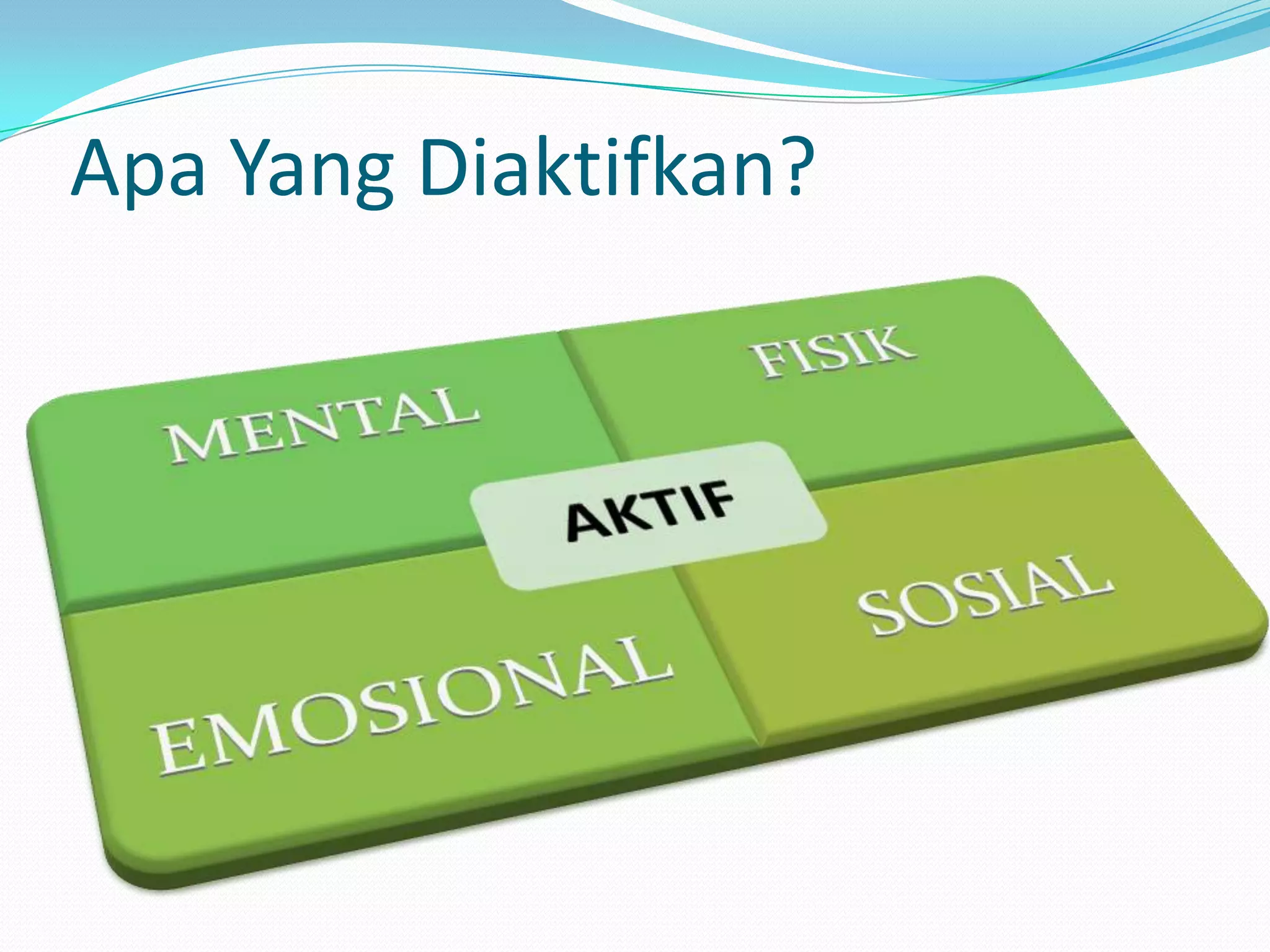 Siswa tidak hanya mendengarkan penjelasan secara pasif tetapi mengerjakan sesuatu yang berkaitan dengan materi pelajaran,