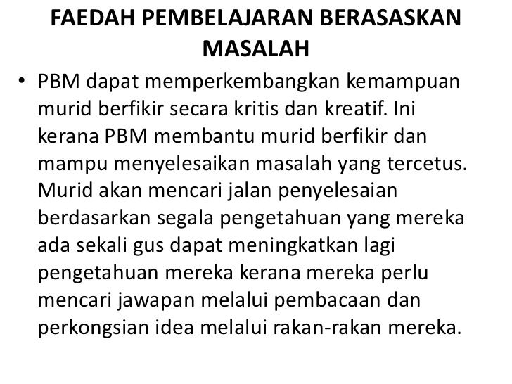 Contoh Aktiviti Pembelajaran Berasaskan Masalah Pembelajaran Berasaskan Masalah Langkah Kegiatan Pembelajaran Mengumpulkan Mengasosiasi Data Informasi Menafsirkan Konsep Kelangkaan Biaya