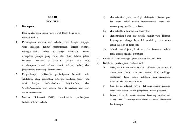 Pembelajaran berbasis web