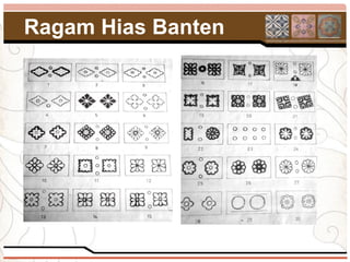 Ragam Hias Banten
 