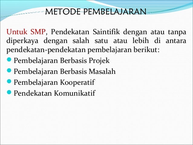 Pembelajaran dengan pendekatan saintifik dan penyusunan rpp
