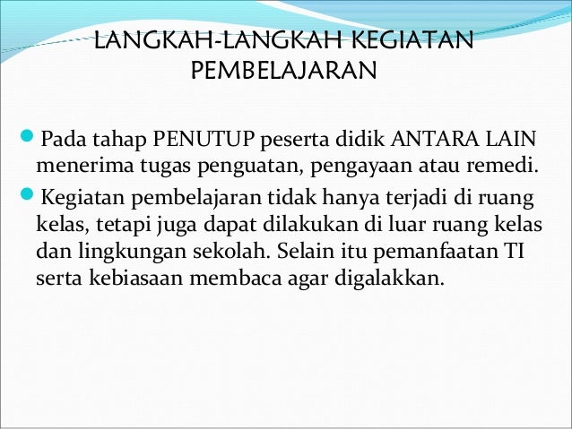 Pembelajaran dengan pendekatan saintifik dan penyusunan rpp
