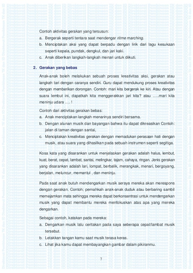 Contoh Soal Motorik Kasar Dikdasmen