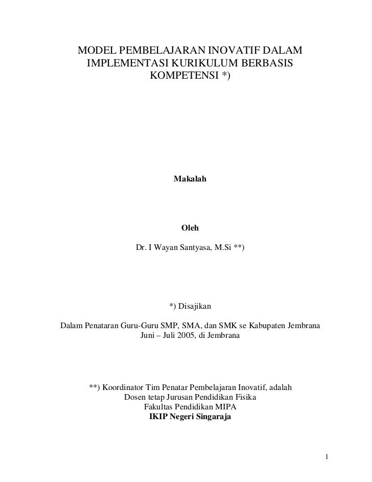Pembelajaran Inovatif 1