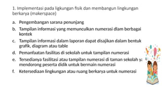 Pembelajaran Litnum untuk anak sd kelas 6 | PPTX