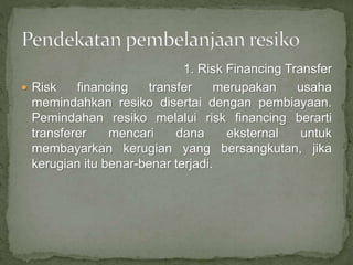 Pembelanjaan resiko | PPTX