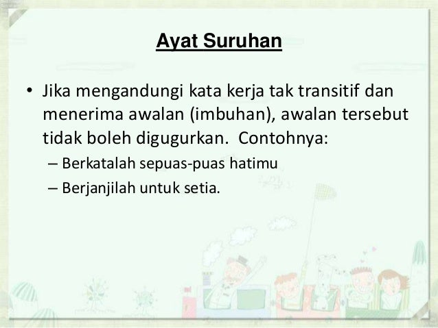 Sintaksis Dalam Bahasa Melayu Jenis Ayat