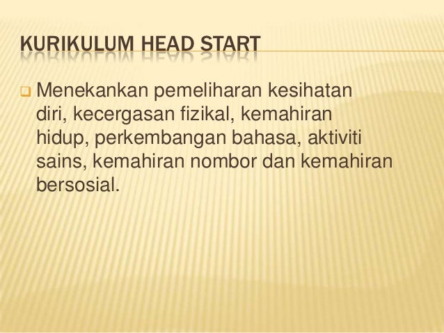 Pembentangan Headstart