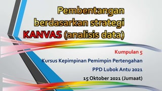 KANVAS
Kumpulan 5
Kursus Kepimpinan Pemimpin Pertengahan
PPD Lubok Antu 2021
15 Oktober 2021 (Jumaat)
 