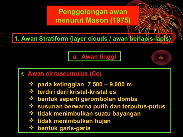Agroklimatologi Pembentukan Awan Dan Hujan