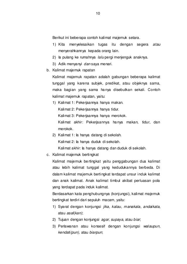 Pembentukan Dan Perluasan Kalimat