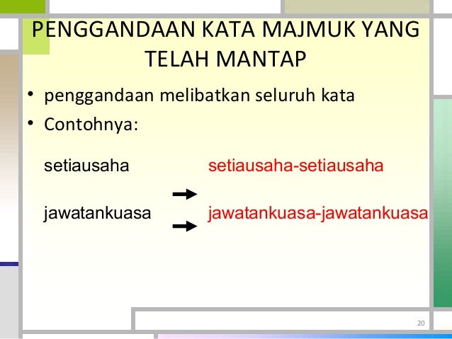 Pembentukan kata dalam bm