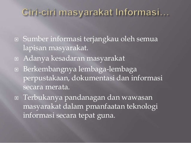Pembentukan Masyarakat Informasi E Goverment Pembentukan Masyarakat Informasi E Goverment