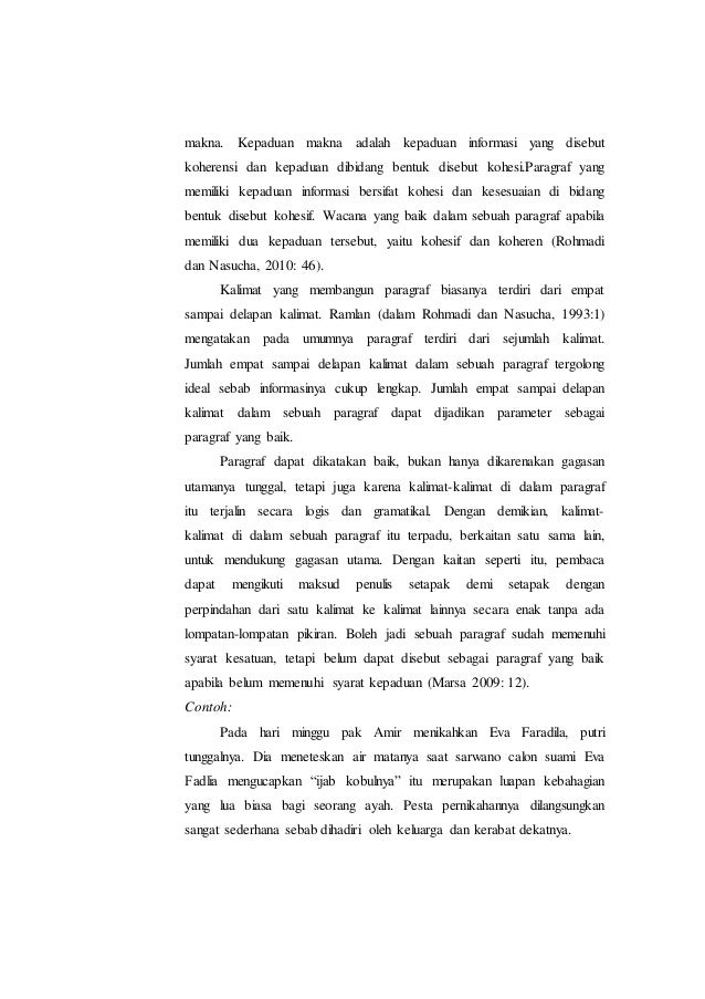 Sebutkan Syarat Dalam Membuat Sebuah Paragraf Coba Sebutkan