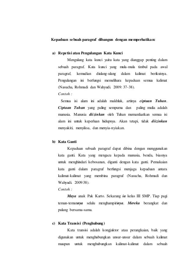 Pembentukan Paragraf