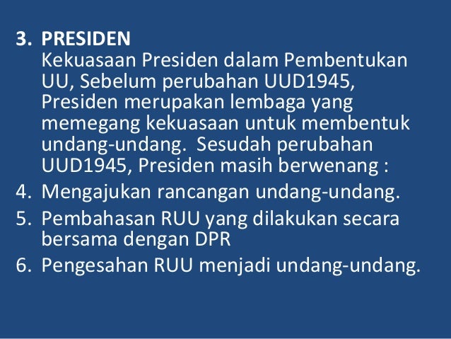 Pembentukan Per Uu Nindya