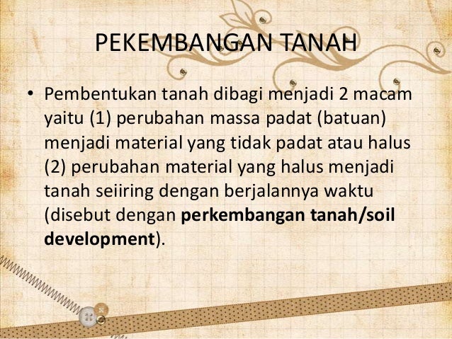 Pembentukan tanah
