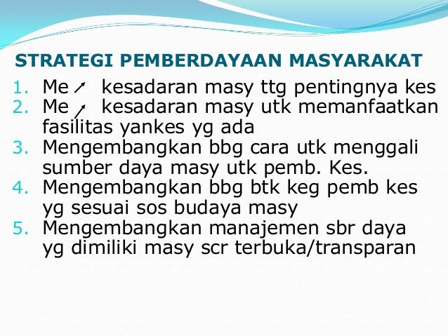 23++ Contoh kasus pemberdayaan masyarakat di bidang kesehatan info