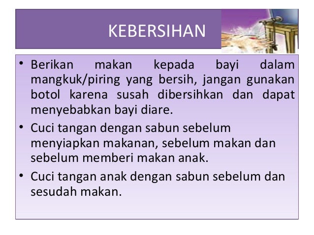 Pemberian makan bayi  dan anak  pmba 