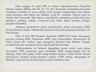 Pemberontakan rms | PPTX