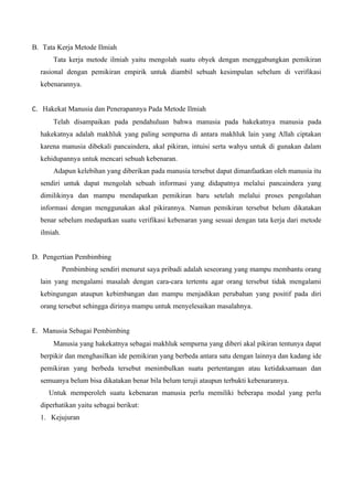 Pembimbing yang hakiki
